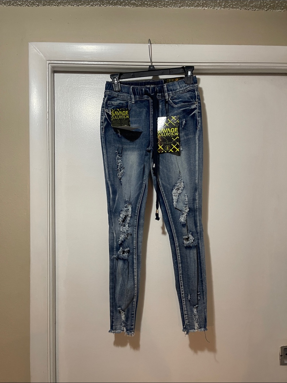 Savage collection by elite jeans, high-rise ankle, jeans, size small